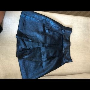 Zara blue glitter skirt